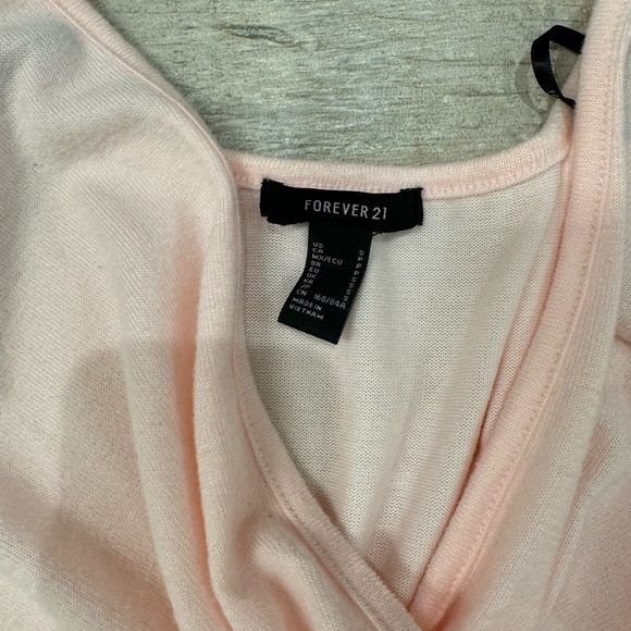 Light Pink Knotted Long Sleeve Shirt - Picture 3 of 4